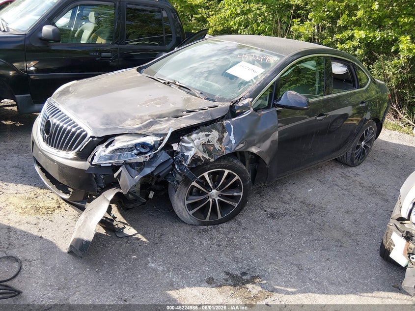 Vin: 1g4pr5sk1h4115495, lot: 45722747, buick verano sport touring 20172