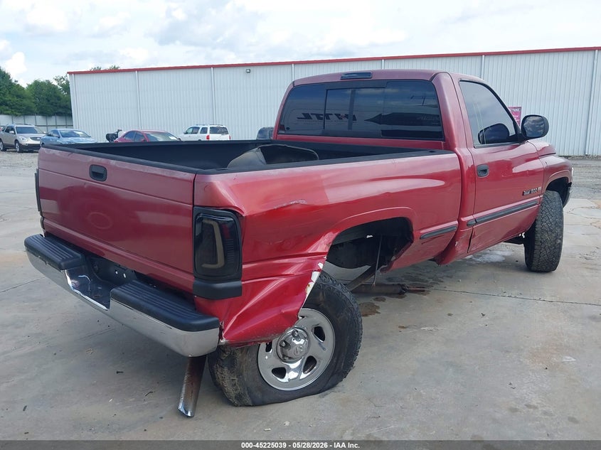 1999 Dodge Ram 1500 St VIN: 1B7HC16Y9XS172801 Lot: 45225039