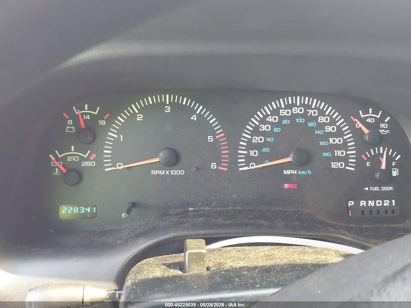 1999 Dodge Ram 1500 St VIN: 1B7HC16Y9XS172801 Lot: 45225039