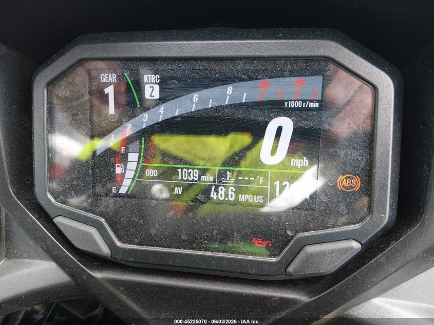 2025 Kawasaki Ex650 P VIN: ML5EXEP18SDAE7424 Lot: 45225070