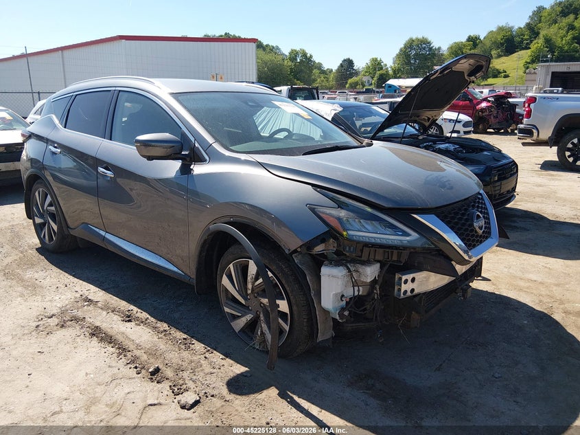 Vin: 5n1az2csxpc118483, lot: 45722889, nissan murano sl intelligent awd 2023 img_1
