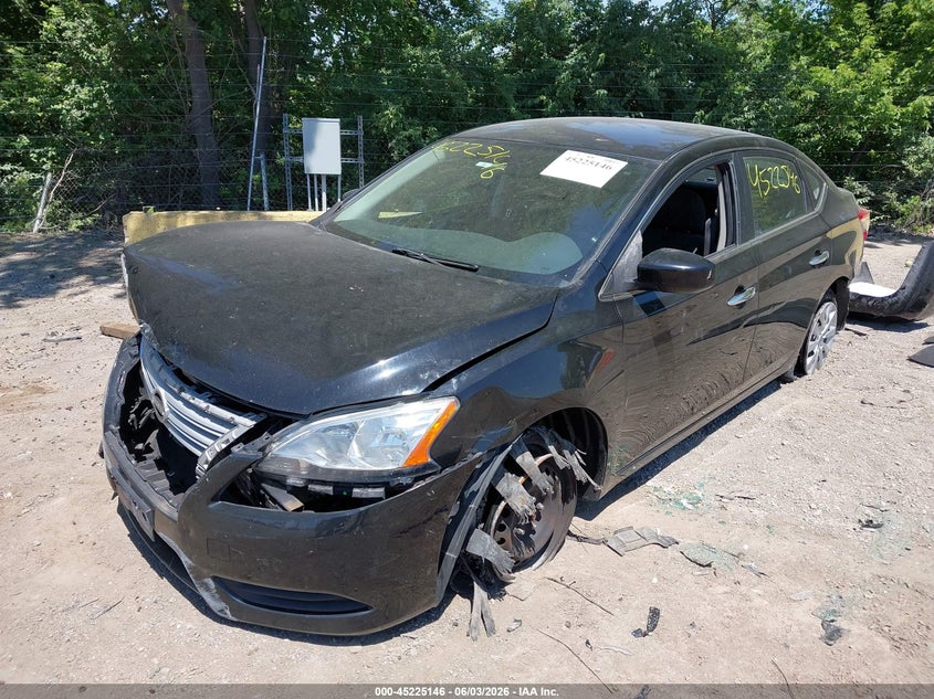 Vin: 1n4ab7ap6dn904890, lot: 45722907, nissan sentra sv 20132