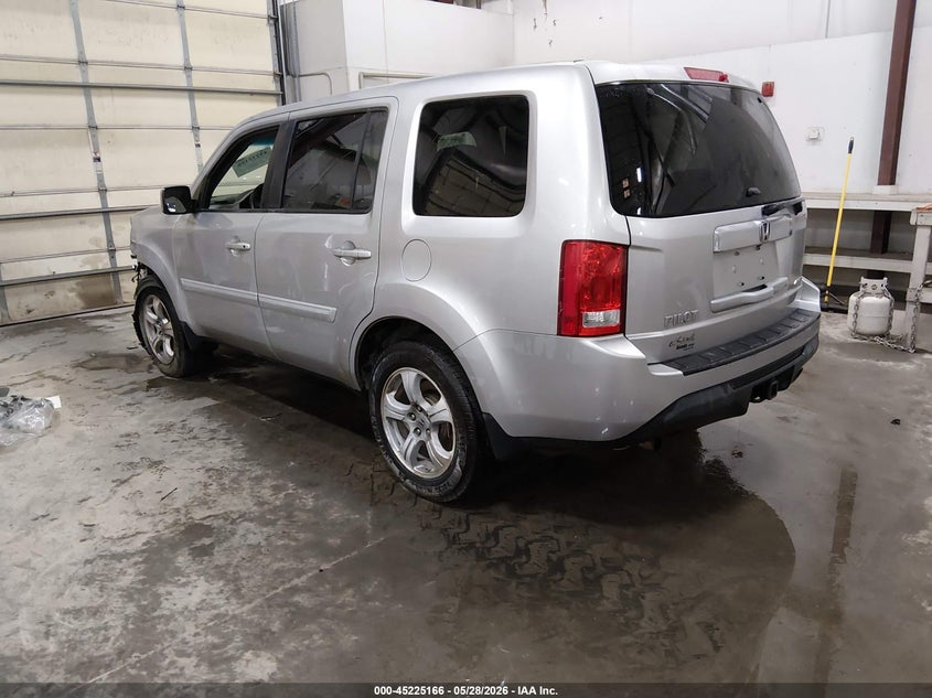 Vin: 5fnyf4h47eb028774, lot: 45722926, honda pilot ex 20143