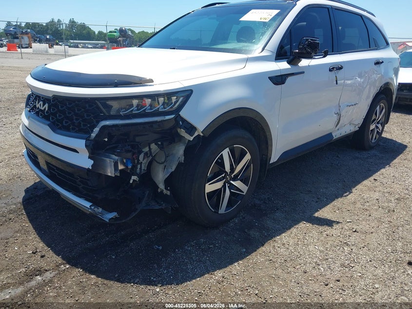 2022 Kia Sorento Ex VIN: 5XYRH4LF8NG095187 Lot: 45225305