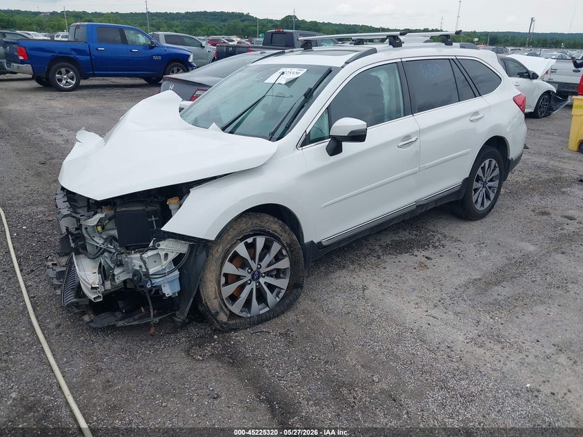 Vin: 4s4bsatc7h3283694, lot: 45723081, subaru outback 2.5i touring 20172