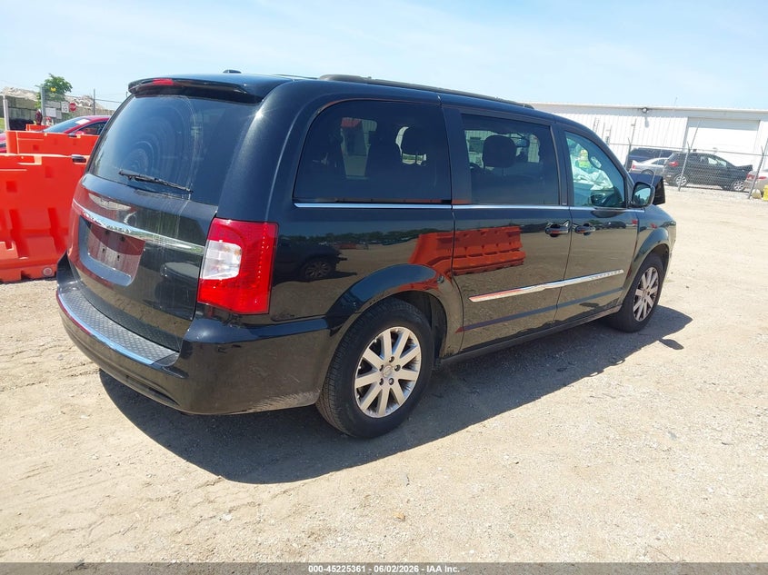 Vin: 2c4rc1bg6dr767152, lot: 45723123, chrysler town & country touring 20134