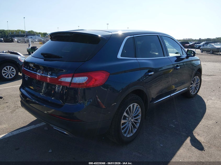 Vin: 2lmpj8kp0hbl37105, lot: 45723129, lincoln mkx select 20174