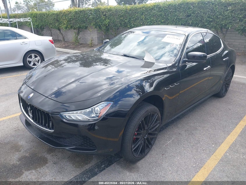 Vin: zam57rta5e1096375, lot: 45723145, maserati ghibli s q4 20142