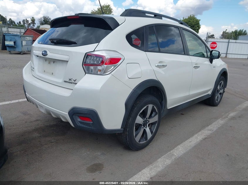 Vin: jf2gpbcc7fh256188, lot: 45723162, subaru xv crosstrek hybrid 20154