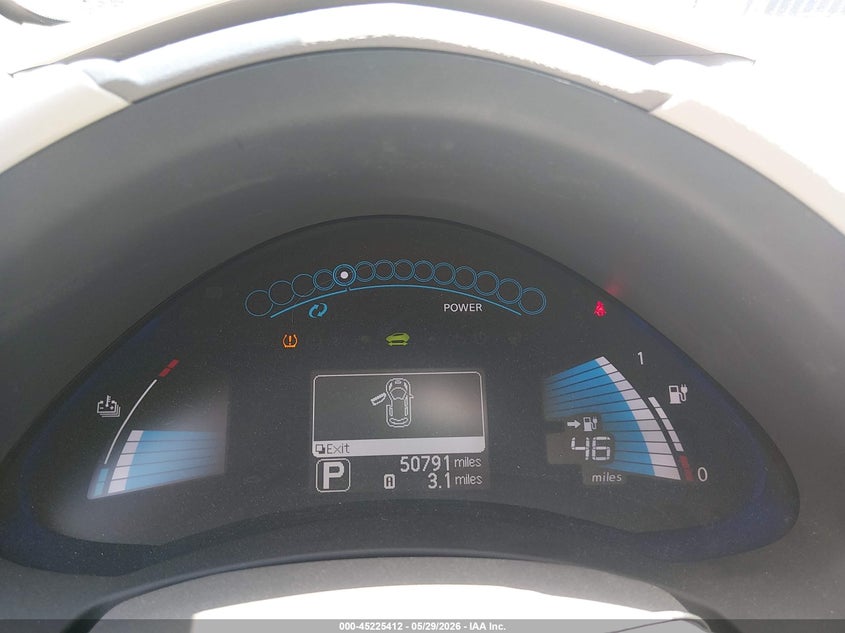 2012 Nissan Leaf Sl VIN: JN1AZ0CP2CT020114 Lot: 45225412