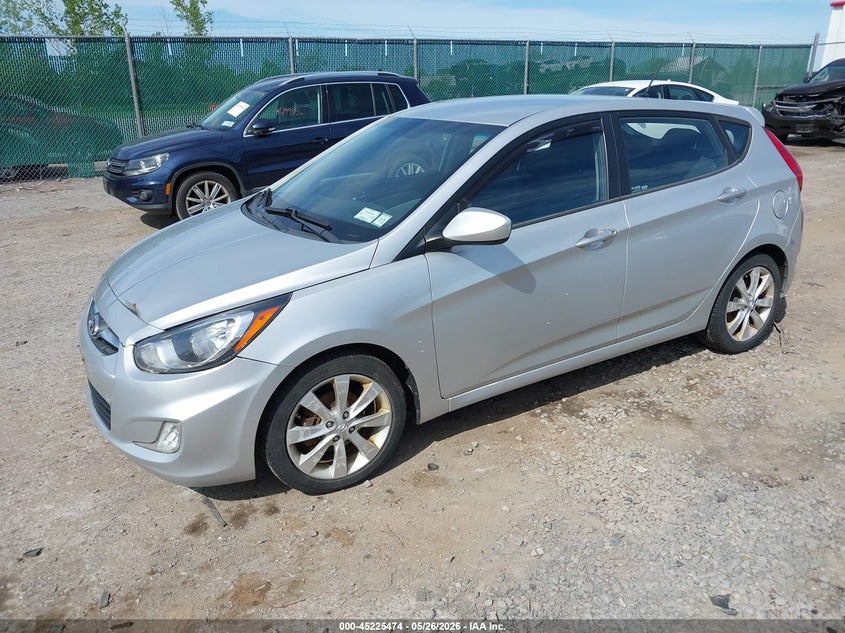 2012 Hyundai Accent Se KMHCU5AE3CU019742 photo 1