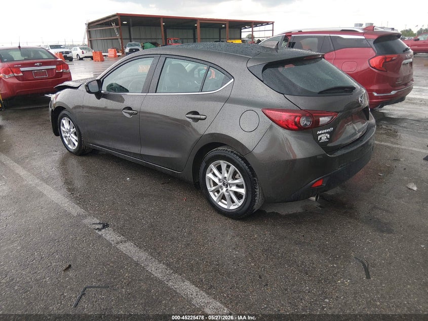 Vin: jm1bm1m73f1239233, lot: 45723239, mazda mazda3 i grand touring 20153