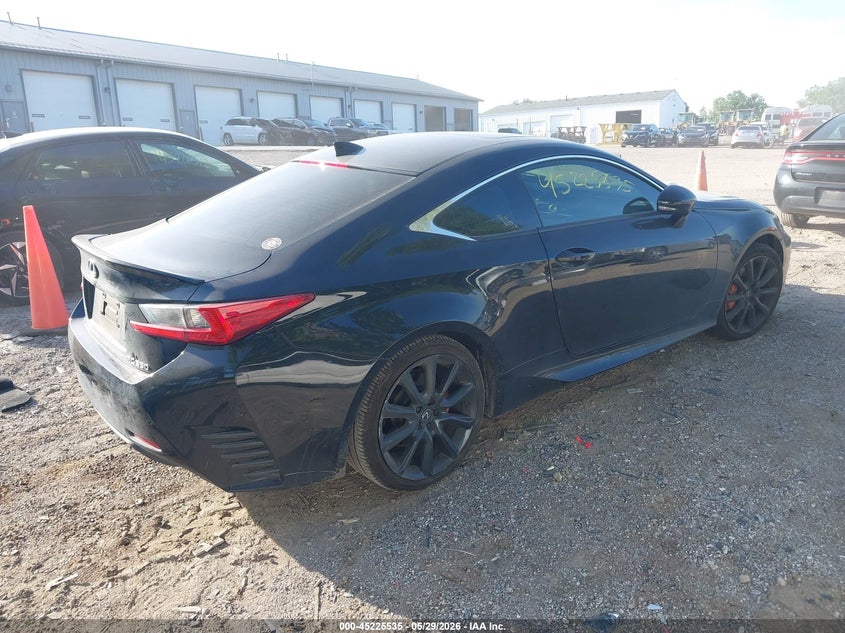 2015 LEXUS RC 350 auction photo 4