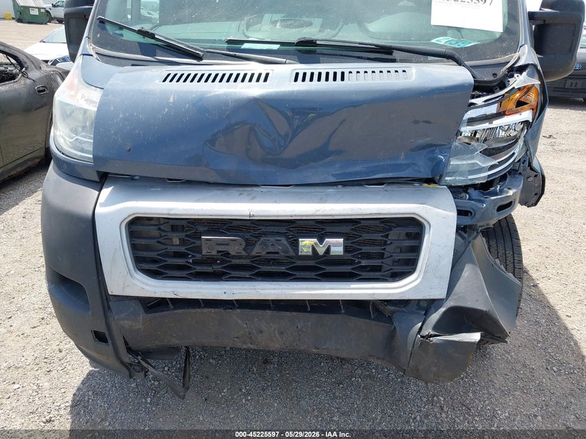 2020 Ram Promaster 3500 Cargo Van High Roof 159 Wb Ext VIN: 3C6URVJG0LE112879 Lot: 45225597