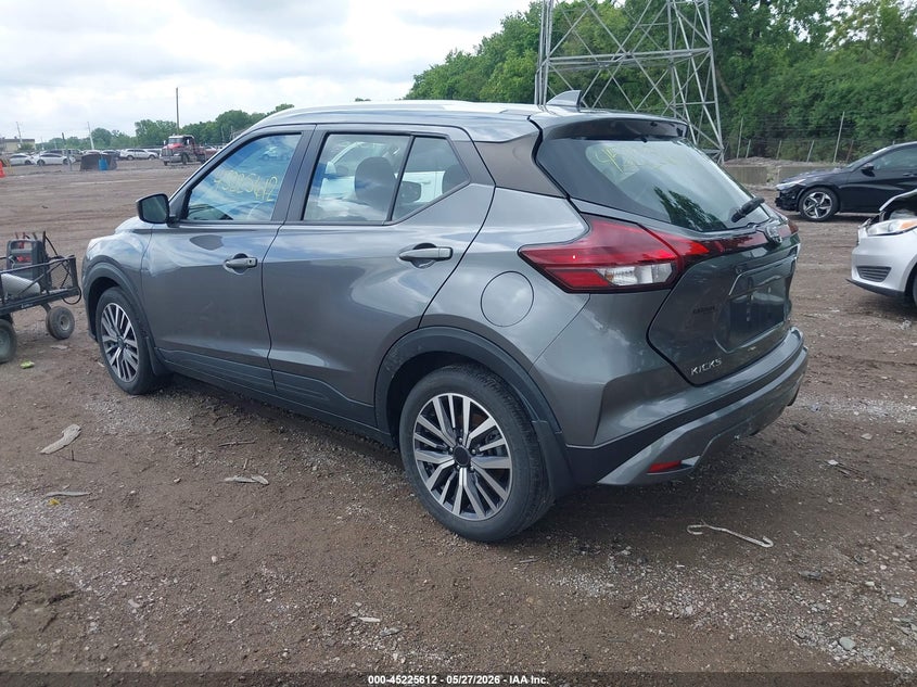 Vin: 3n1cp5cv3nl525595, lot: 45723373, nissan kicks sv xtronic cvt 20223