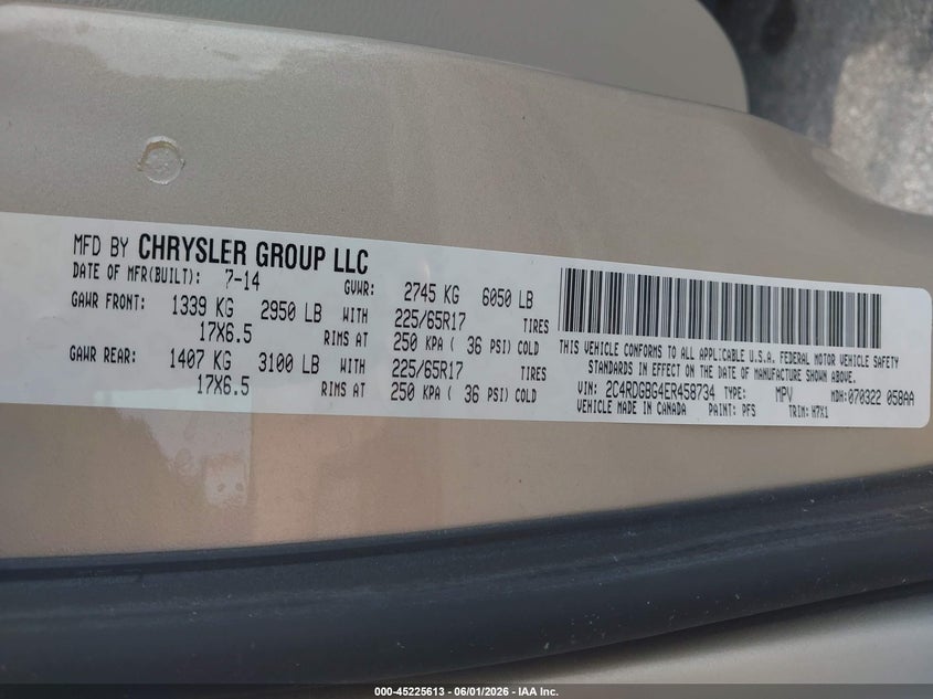 2014 DODGE GRAND CARAVAN AMERICAN VALUE PKG · Фото 9