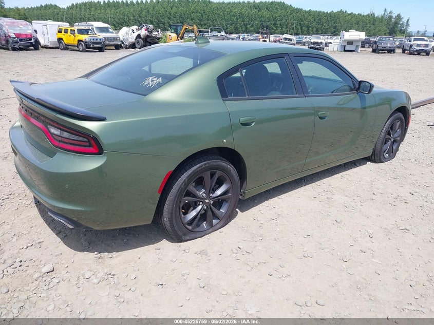 Vin: 2c3cdxjg1mh526360, lot: 45723520, dodge charger sxt awd 20214