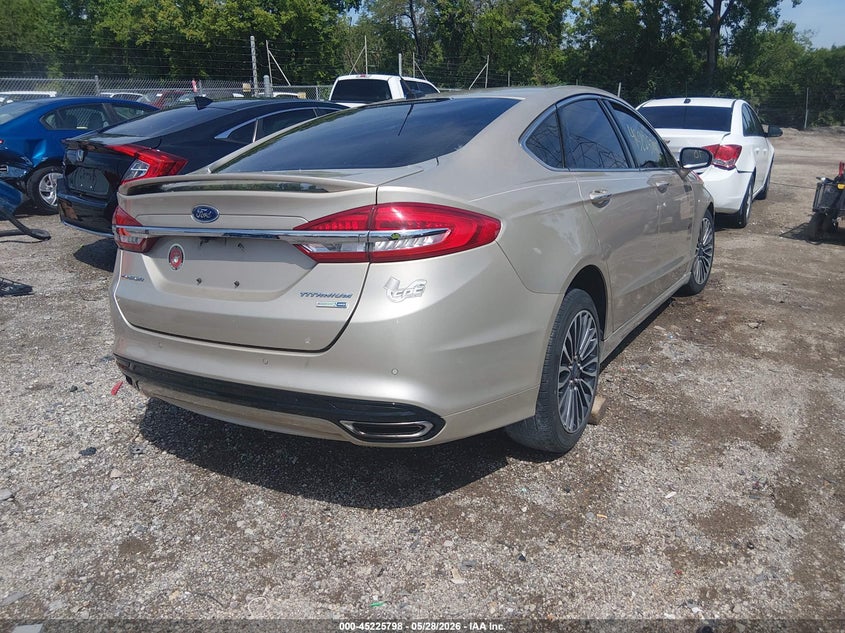 2017 FORD FUSION auction photo 4