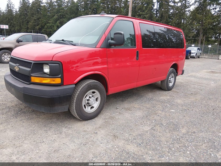 Vin: 1gnwgefg4h1102406, lot: 45723568, chevrolet express 2500 ls 20172