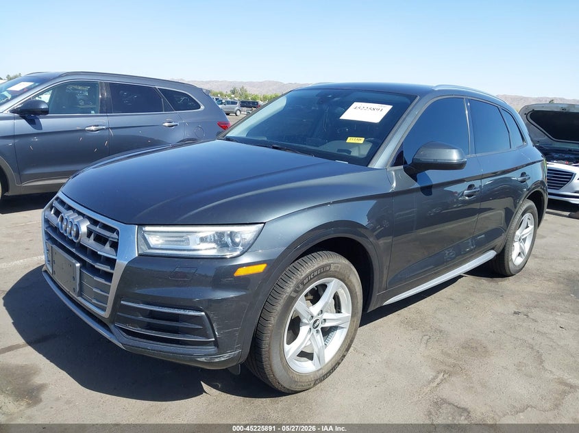 Vin: wa1anafy8j2042747, lot: 45723653, audi q5 2.0t premium/2.0t tech premium 20182