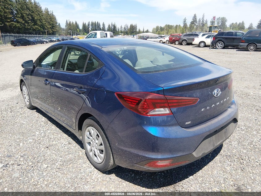 Vin: 5npd74lf1lh601106, lot: 45723689, hyundai elantra se 20203