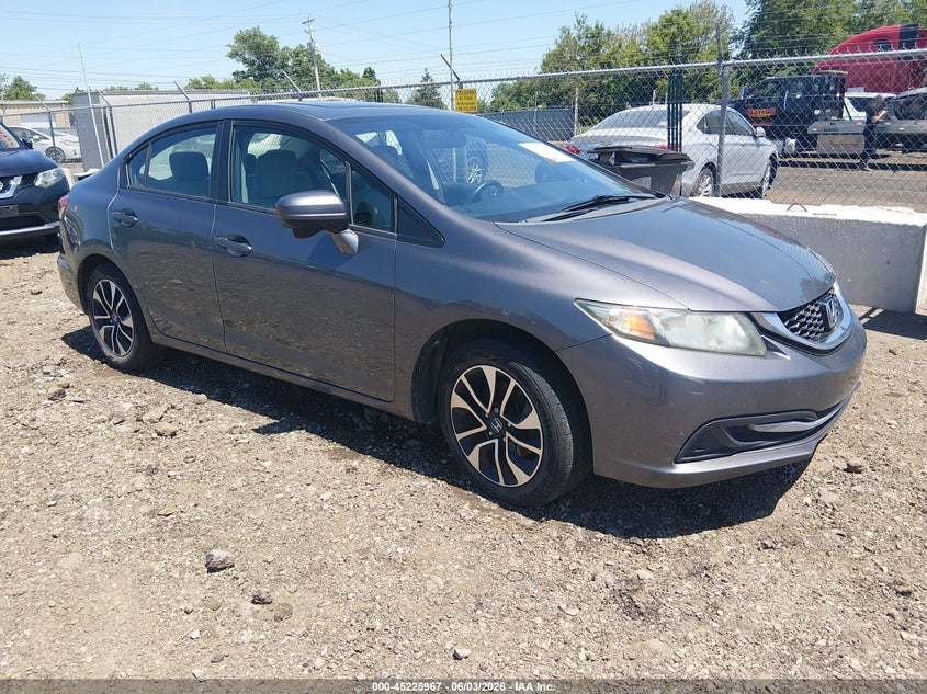Vin: 19xfb2f87fe223634, lot: 45723728, honda civic ex 2015 img_1