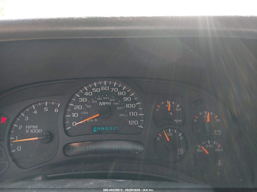 2005 GMC Yukon Xl 1500 Sle VIN: 3GKFK16Z45G115319 Lot: 45225972