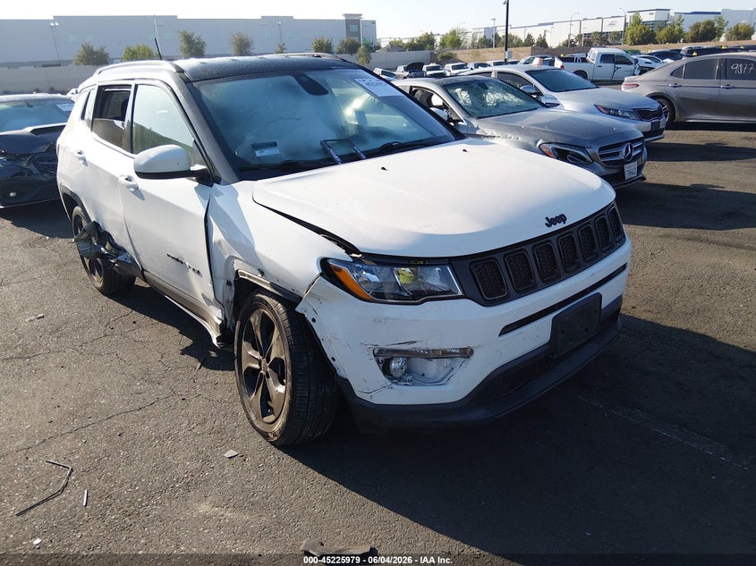 2019 Jeep Compass Altitude Fwd VIN: 3C4NJCBB9KT707008 Lot: 45225979