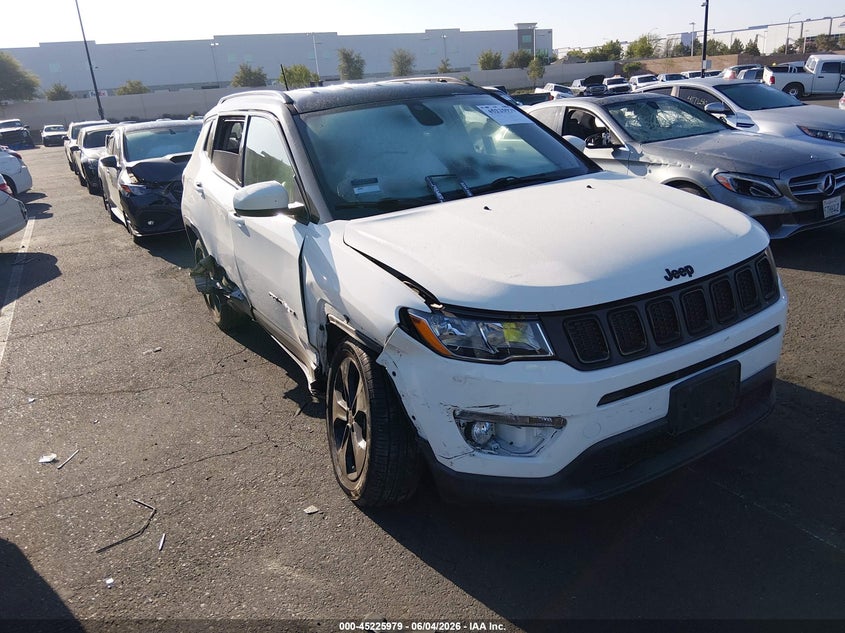 Vin: 3c4njcbb9kt707008, lot: 45723740, jeep compass altitude fwd 20191