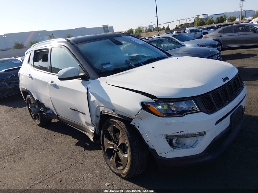 2019 Jeep Compass Altitude Fwd VIN: 3C4NJCBB9KT707008 Lot: 45225979