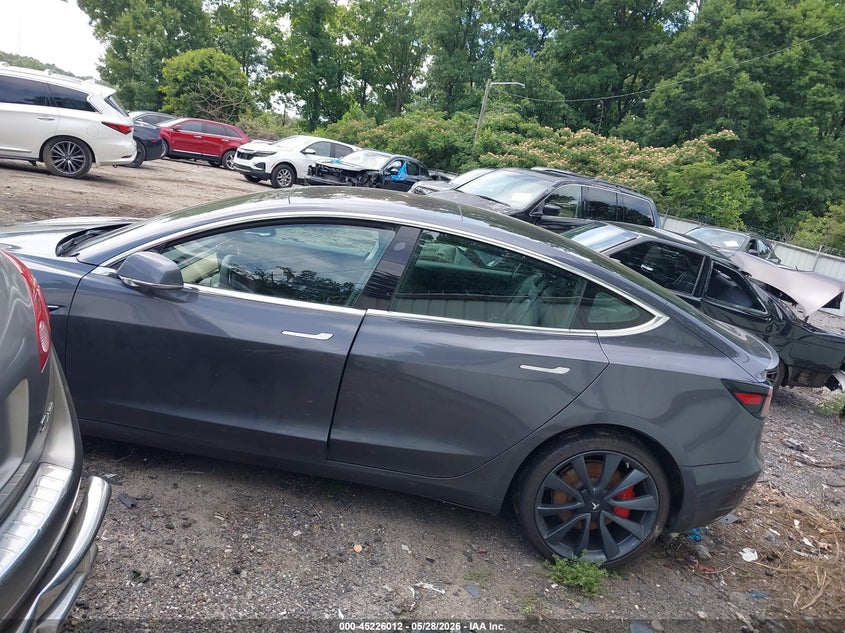 Vin: 5yj3e1eb9kf231174, lot: 45723773, tesla model 3 long range/performance 20193