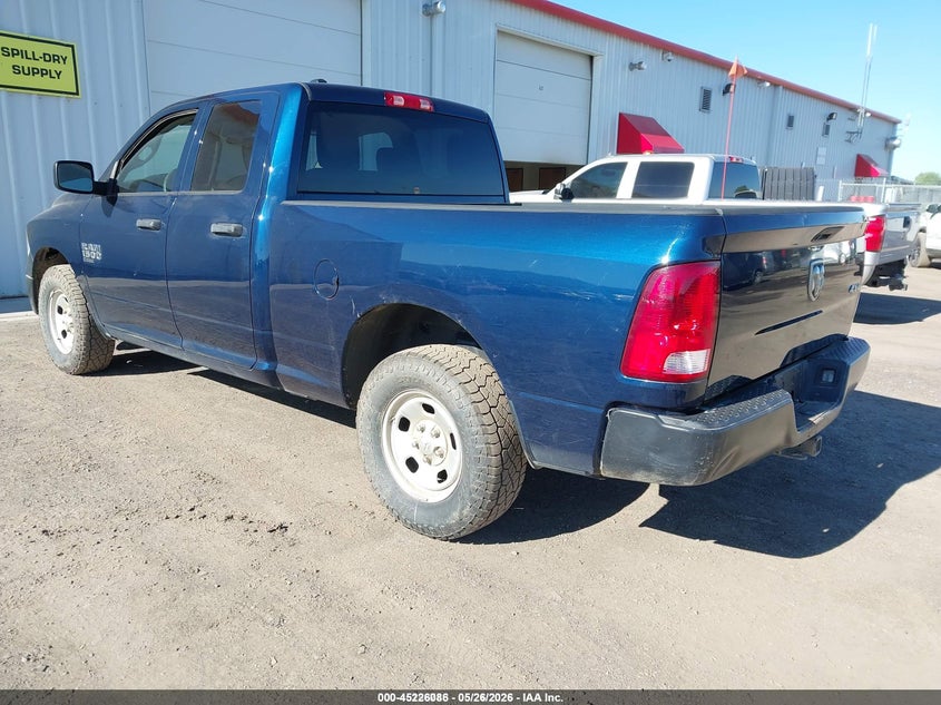 Vin: 1c6rr7fg8ls129243, lot: 45723847, ram 1500 classic tradesman  4x4 6'4 box 20203