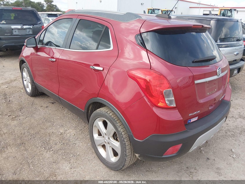 Vin: kl4cjbsb2gb679928, lot: 45723869, buick encore convenience 20163