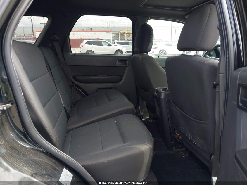 2012 Ford Escape 2.5 Xlt black Lot 111045226256 Vin 1FMCU9D7XCKB01533