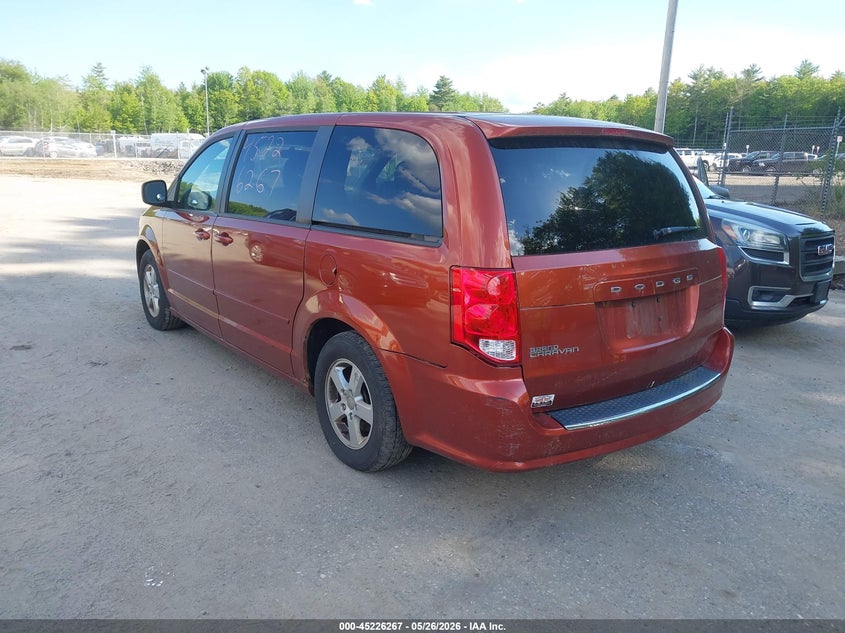 Vin: 2c4rdgbg7cr183891, lot: 45724028, dodge grand caravan se/avp 20123