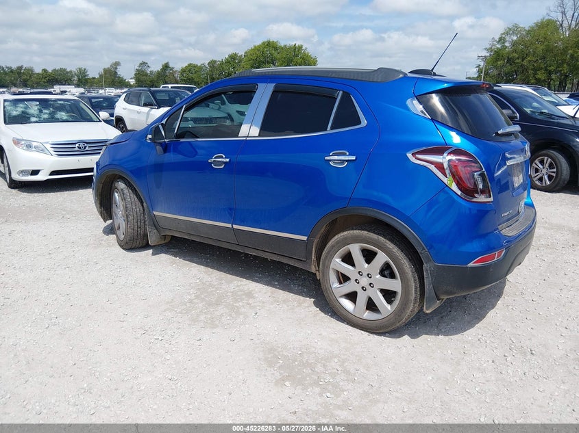 Vin: kl4cjdsb4hb164362, lot: 45724044, buick encore premium 20173