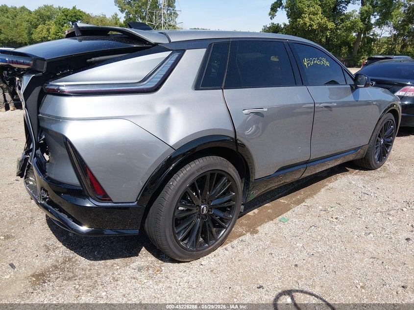 Vin: 1gykpvrl3rz138679, lot: 45724047, cadillac lyriq sport w/1sj 20244