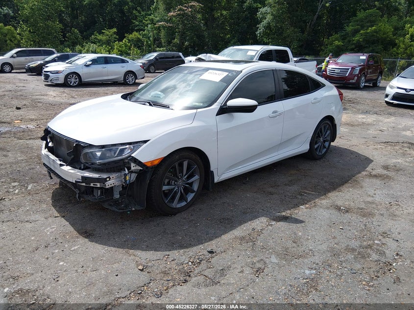 2019 Honda Civic Ex-L JHMFC1F74KX012964 photo 1