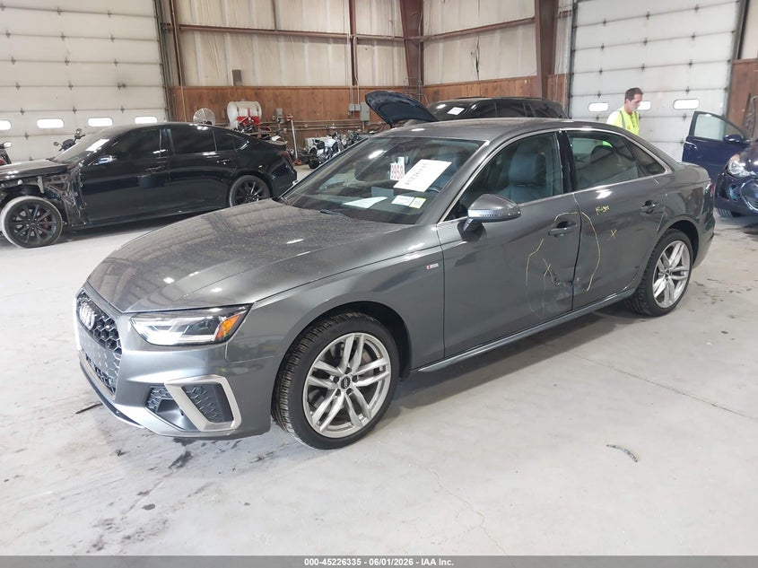 Vin: waudaaf46mn004560, lot: 45724096, audi a4 premium 45 tfsi s line quattro s tronic 20212