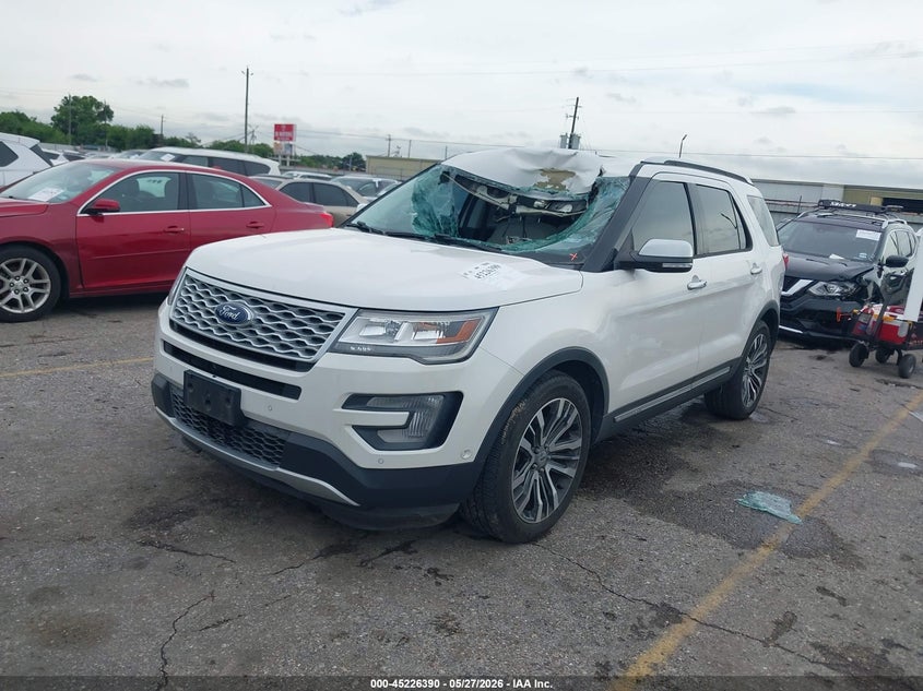 Vin: 1fm5k8ht1hgc53940, lot: 45724151, ford explorer platinum 20172