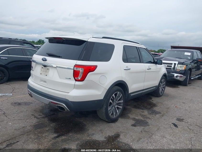 Vin: 1fm5k8ht1hgc53940, lot: 45724151, ford explorer platinum 20174