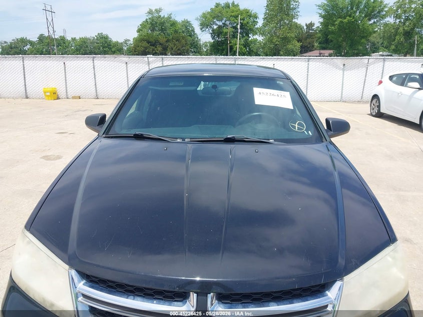 2013 Dodge Avenger Se VIN: 1C3CDZAB6DN644458 Lot: 45226425