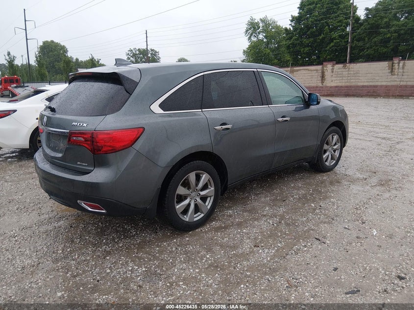 Vin: 5fryd4h49fb016244, lot: 45724196, acura mdx technology package 20154