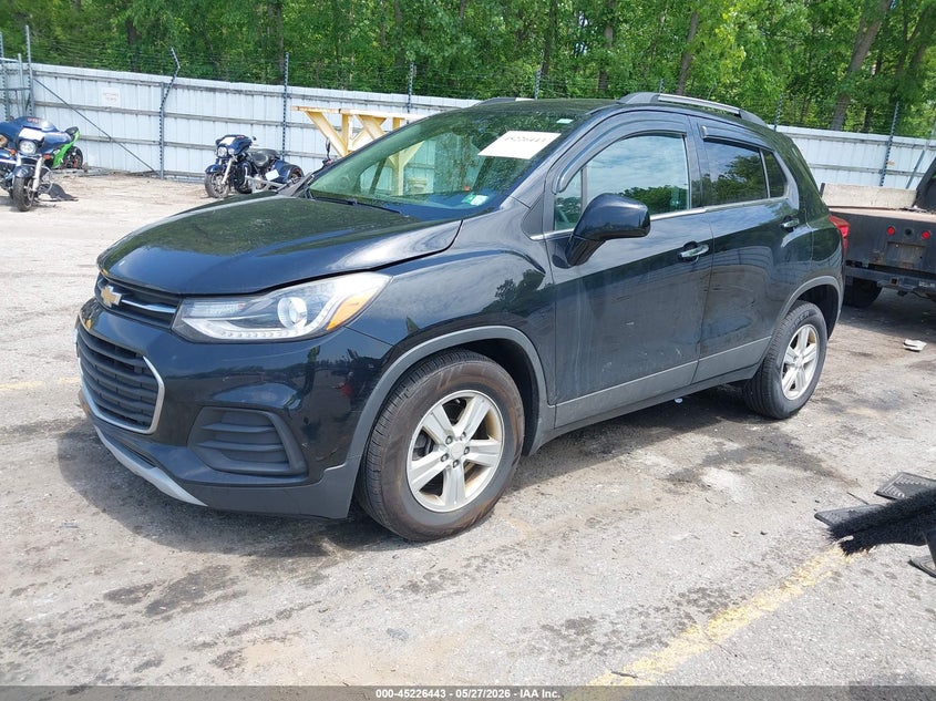 Vin: 3gncjpsb2hl191010, lot: 45724204, chevrolet trax lt 20172
