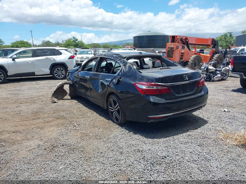 Vin: 1hgcr2f77ga247282, lot: 45724220, honda accord ex 20163