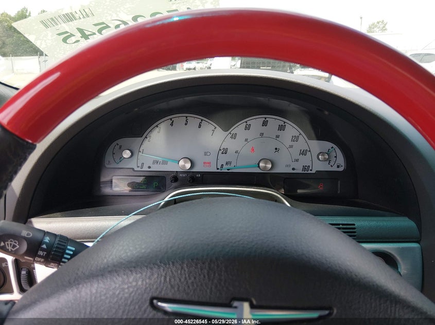 2002 Ford Thunderbird VIN: 1FAHP60A82Y102957 Lot: 45226545