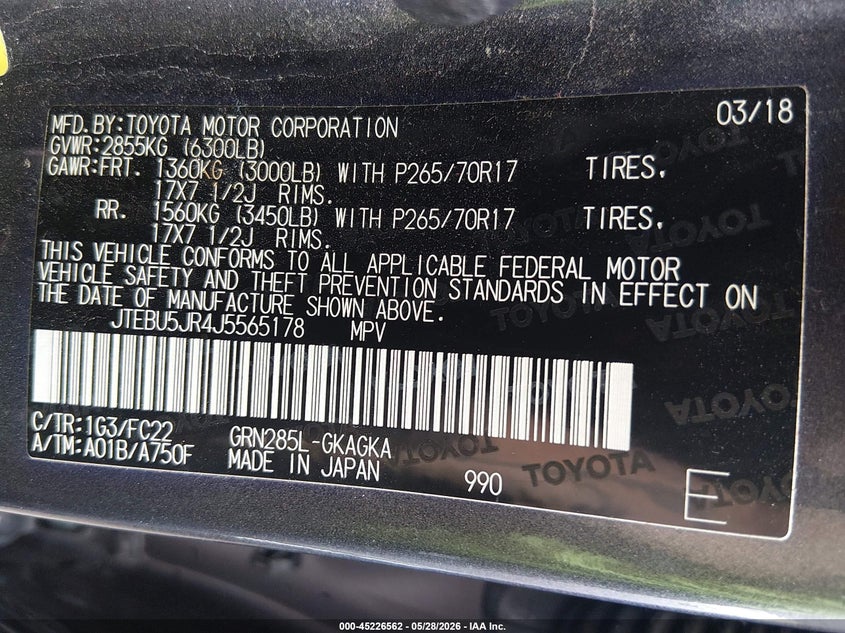 TOYOTA 4RUNNER - zdjęcie 9