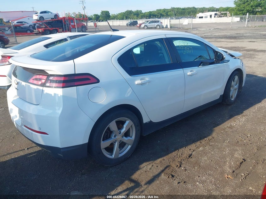 Vin: 1g1ra6e45eu154537, lot: 45724328, chevrolet volt 20144