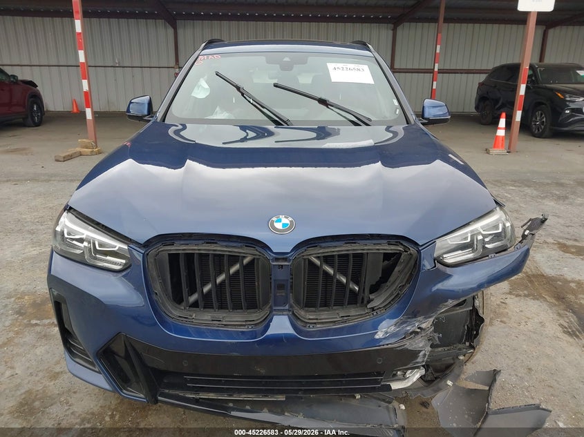 VIN: WBX57DP01NN174140 2022 BMW X3 XDRIVE30I