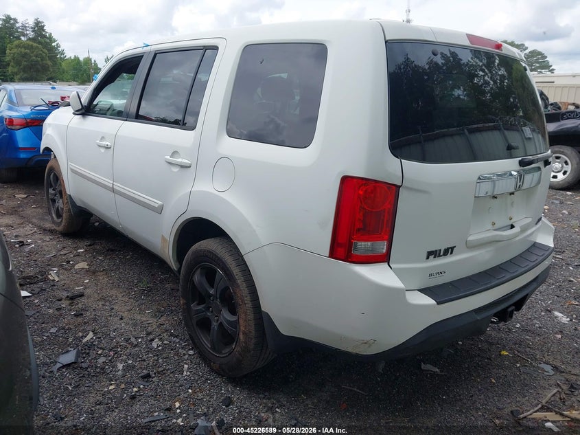 Vin: 5fnyf4h62cb029961, lot: 45724350, honda pilot ex-l 20123